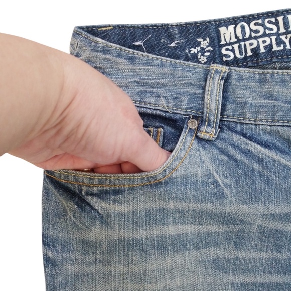 Mossimo Supply Co. Women's Lowest Waist Straight Skinny Jeans Size 11‎ Short NEW - Picture 4 of 11